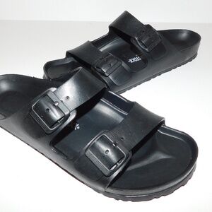 BIRKENSTOCK black Eva rubber Arizona sandals 44 R